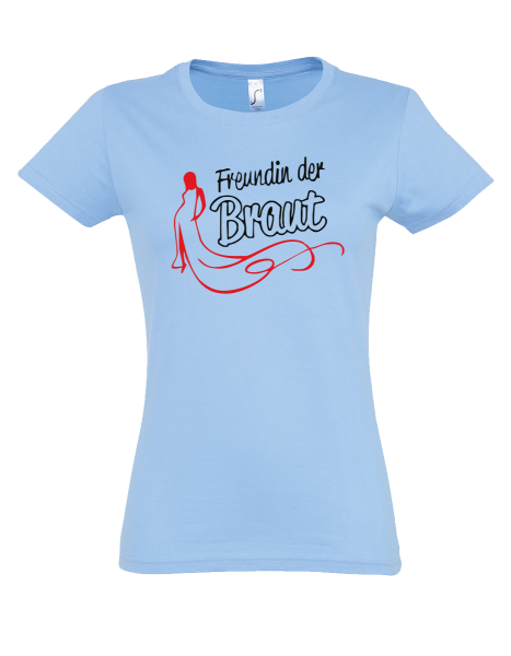 T-Shirt "Freundin der Braut"