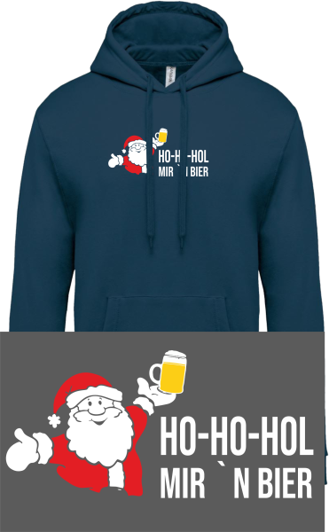 Hoodie "Ho-Ho-Hol mir 'n Bier"