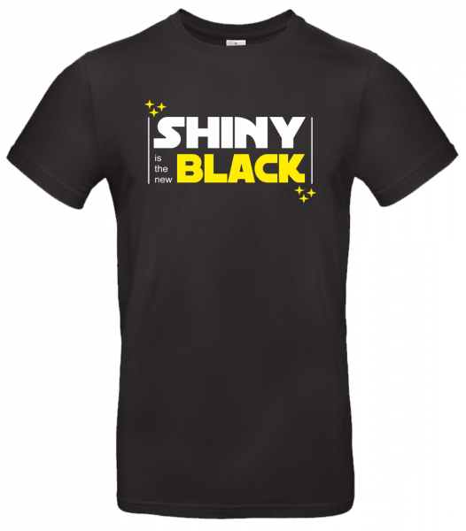 Shiny is the new Black - Schwarzes Shirt